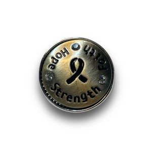 NWOT - Magnolia and Vine Brass “Keep the Faith” Snap